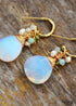 Boho Earrings, Dangle Earrings, Blue Amazonite, Celebrate